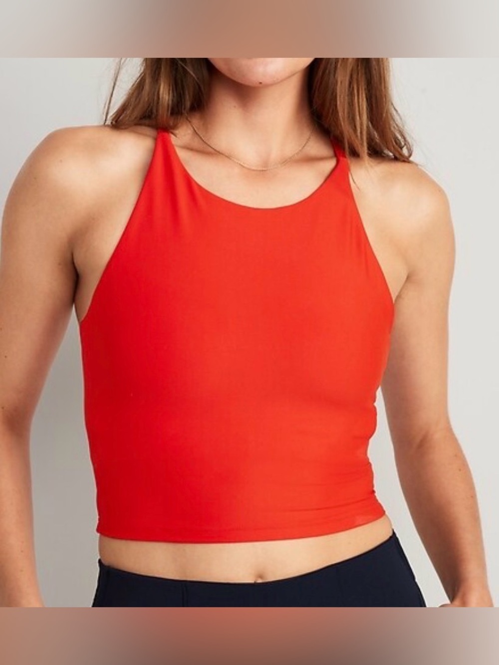 BRAND NEW Old Navy Active Red Crop Tank Top